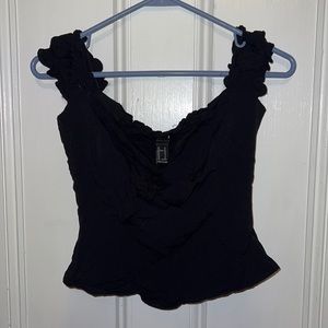 Forever 21 black blouse